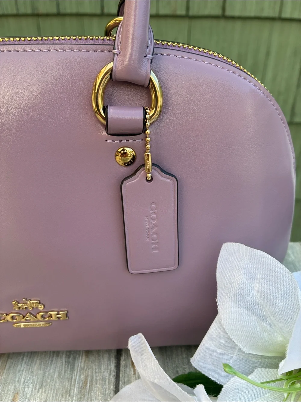 Coach Lara Satchel Leather Bag Purse